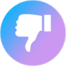 dislike_blue_purple emote for Discord