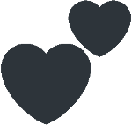 two_black_hearts emote for Discord