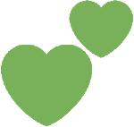 two_green_hearts emote for Discord