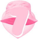 7_pink emote for Discord