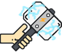 ban_hammer_zap emote for Discord