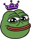 Pepe_PurpleCrown emote for Discord
