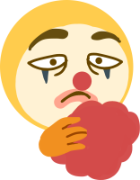 TakingOffClownWig emote for Discord