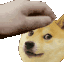 pettingDoge emote for Discord