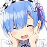 Remhehehe emote for Discord