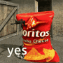 Dorito_With_Gun_YES emote for Discord
