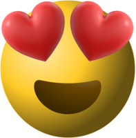 3D_heart_eyes emote for Discord