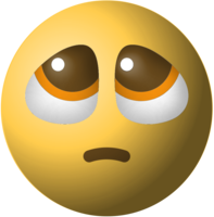 3D_Pleading_Face emote for Discord