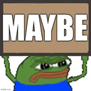 pepeMaybe emote for Discord