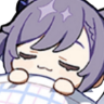 keqingsleep emote for Discord