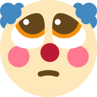 PleadingClown emote for Discord
