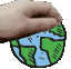 pettinTheEarth emote for Discord