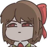 Loraine_serious_look emote for Discord