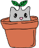 Potted_Cat_Plant emote for Discord