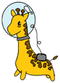 Space_Giraffe emote for Discord