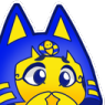 Ankha_Shy emote for Discord