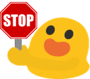 blobstop emote for Discord