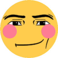 Manly_Flush emote for Discord