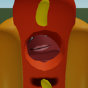 hotdog_rollseyes emote for Discord