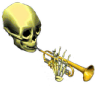 trumpetskeleton emote for Discord