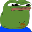 PeepoSuspiciousWithBeard emote for Discord