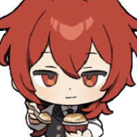 Chibi_Diluc_Feed emote for Discord