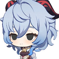 Chibi_Ganyu_DeadInside emote for Discord