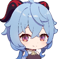 Chibi_Ganyu_Smile emote for Discord