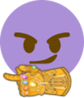 Thanos_EvilSmirk emote for Discord
