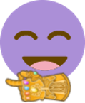Thanos_Happy emote for Discord