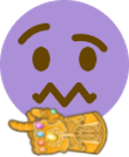 Thanos_WeirdVibes emote for Discord