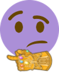 Thanos_Confused emote for Discord