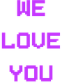 WeLoveYou emote for Discord