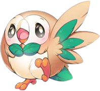 rowlet_hi emote for Discord