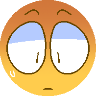 Terrified emote for Discord