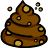poop_with_corn emote for Discord