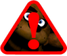 Jumpscare_Warning emote for Discord