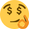 hangrymoney_09 emote for Discord
