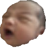 disorted_baby emote for Discord