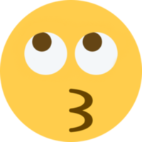 rolling_eyes_kissing emote for Discord