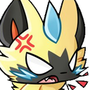 Zeraora_rage emote for Discord