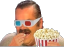 KEKpopcorn emote for Discord
