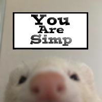 rat_youaresimp emote for Discord