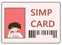 OfficialSimpCard emote for Discord
