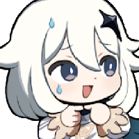 Chibi_Paimon_Hesitating emote for Discord