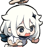 Chibi_Paimon_Panic emote for Discord