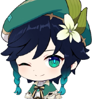 Chibi_Venti_Wink emote for Discord