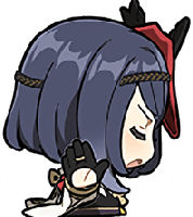 Chibi_KujouSara_Stop emote for Discord