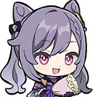 Chibi_Keqing_Celebrate emote for Discord