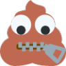 my_mouths_closed_poop emote for Discord